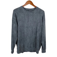 Athleta Studio to Street Splatter Pullover Sweatshirt Grey Women s M