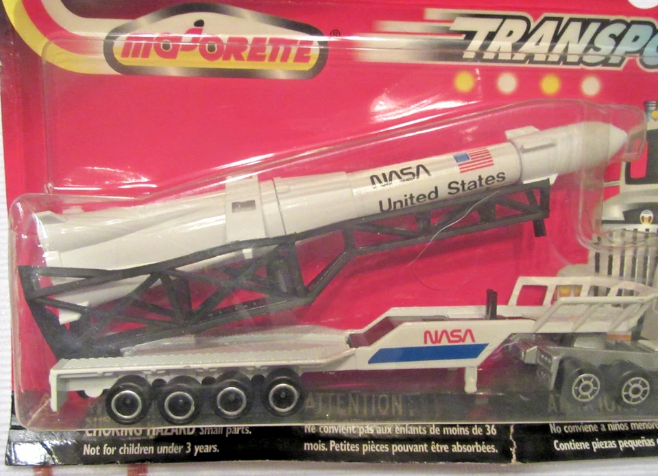 Majorette TRANSPORTS   1/87 Scale NASA  Kenworth T600 Tractor & Trailer W/Rocket - Image 3 of 4