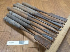 Cincel japonés vintage roto dañado Nomi 24.18.12.6.7.12.5.25 mm KH035