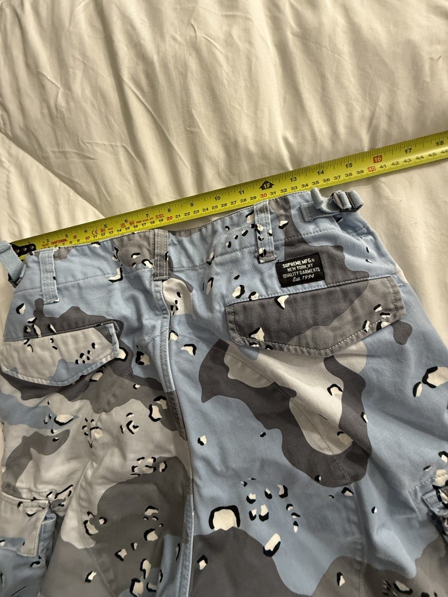 Supreme Cargo Pant (SS20) Blue Chocolate Chip Camo Size Large - A