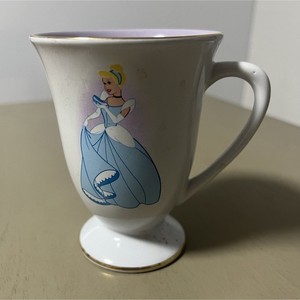 Disney Cinderella Ceramic Mug "A Dream is a Wish Your Heart Makes" White/Purple