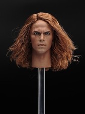 1/6 Head Sculpt Anakin Hayden Christensen Planted Hair Fit 12'' Male Figure Body