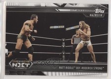 2019 Topps WWE NXT Matt Riddle Def Roderick Strong #97 6z1