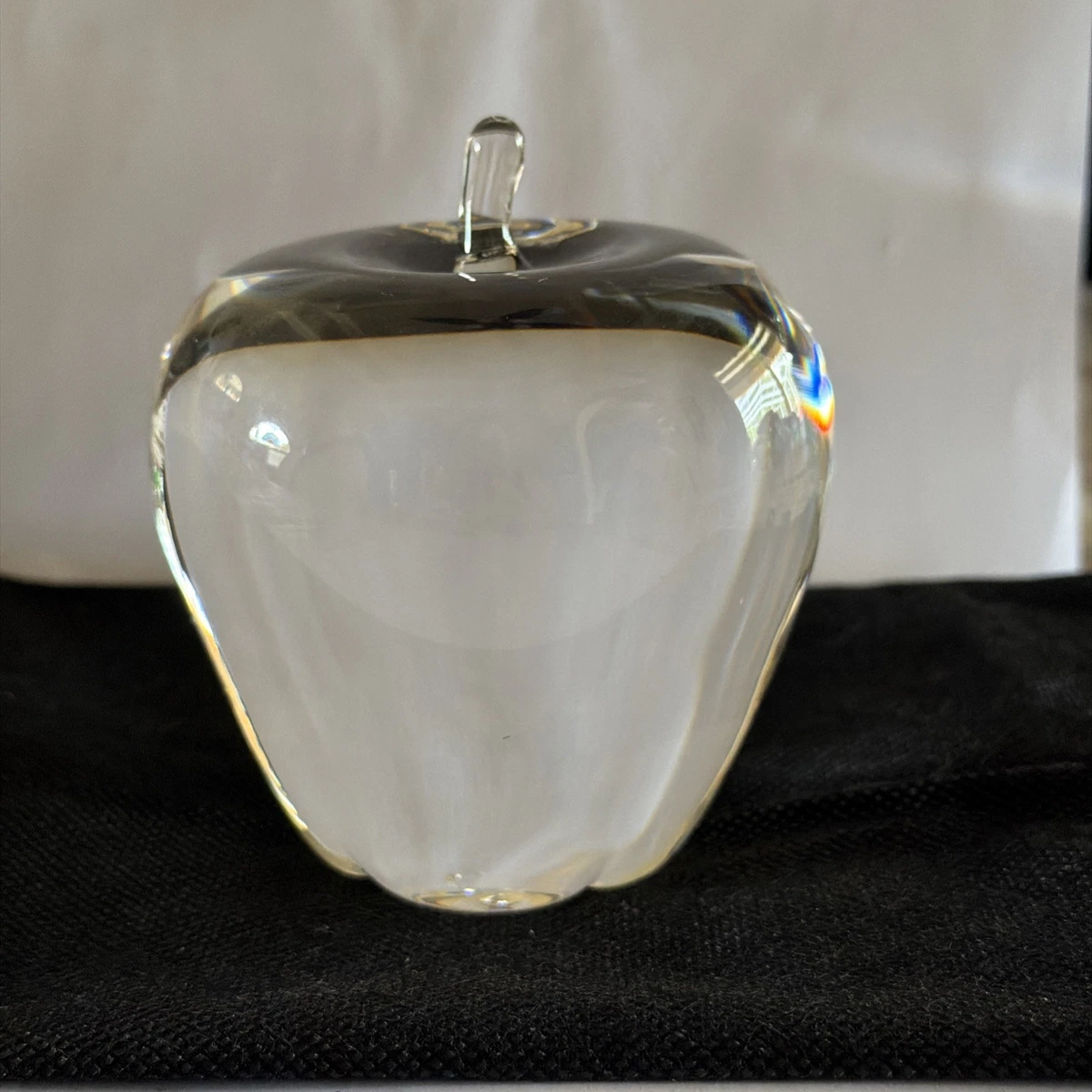 Steuben Crystal Apple for sale | eBay