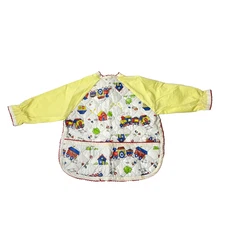 Waterproof Long Sleeve Baby Bib Toddler Soft Feeding Bib 6-24 Months Infant