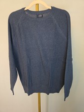 J.Crew Men's Med Navy Blue Cotton Sweater NWT MSRP 89