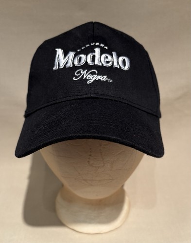Cerveza Modelo Negra Cap Hat- Black- 100% cotton- adjustable back
