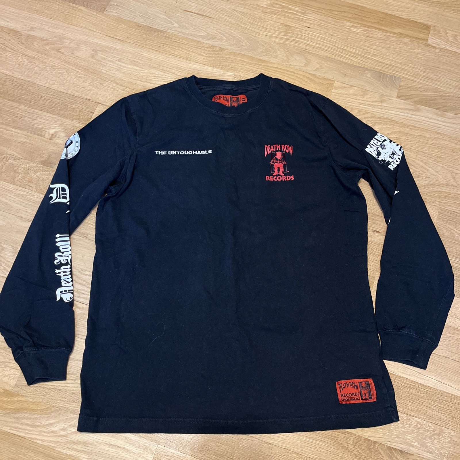 FILA Maglietta Death Row Records Shoe Palace Snoop Dogg The Untouchable 91 Medium LS