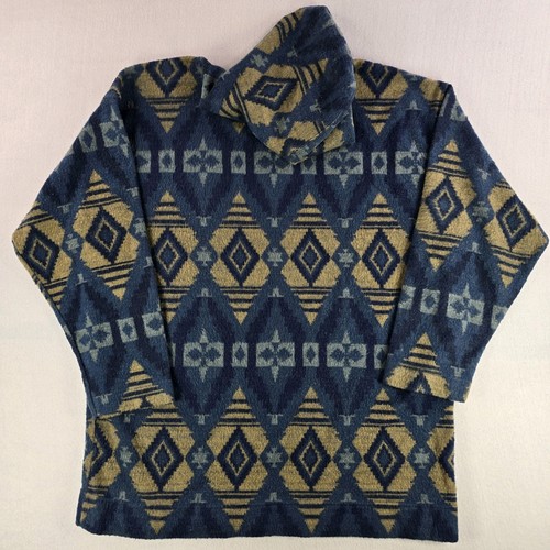 Vintage Herren Hoodie Southwestern Aztekenmuster Acryl Größe Medium Pro Spirt - Bild 18 von 20