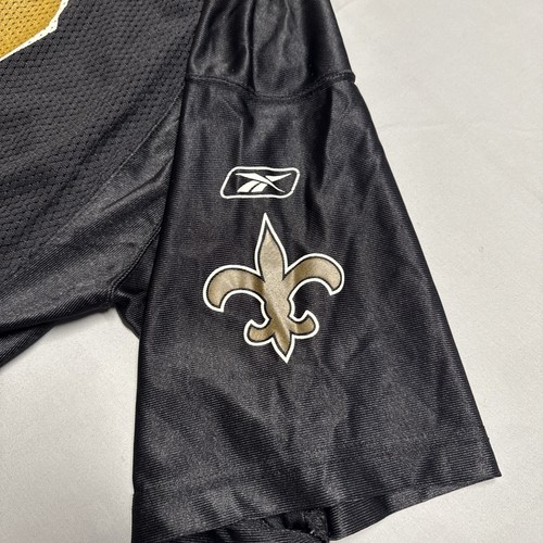Drew Brees maglia ragazzo XL nero e oro #9 New Orleans Saints Reebok - Foto 7 di 15