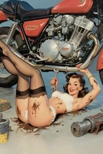 Vintage Pin Up Art Photo 5165 Oddleys Strange & Bizarre