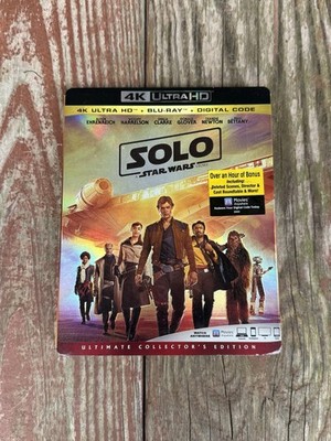 Solo: A Star Wars Story 4K Ultra HD Blu-Ray Movie DVD 2018 Slip Cover Complete