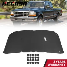 For Ford F-250/F-350/F-450 1999-2007 Front Upper Hood Insulation Pad W/ 20 Clips