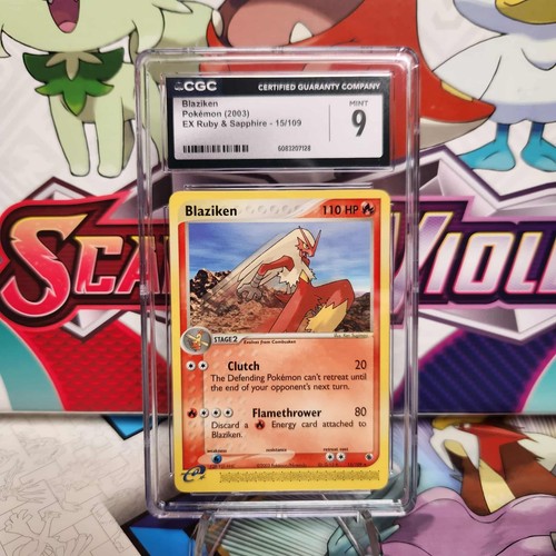 Blaziken graded CGC 9 for sale on eBay