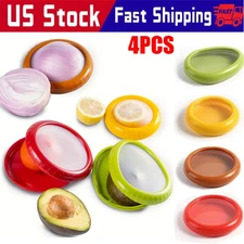 4-Piece Reusable Storage Containers Fruit Vegetable for Freshness Flavor