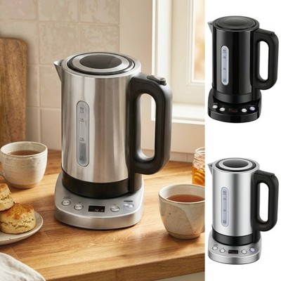 1,7 l, schnell kochend, 3 kW Wasserkocher mit UK Strix Thermostat & Warmhaltefunktion