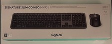 Logitech - MK955 Signature Slim Full-size Wireless Keyboard and Mouse Combo