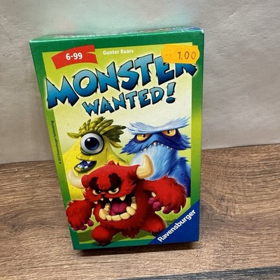 Monster Wanted! Ravensburger   Kartenspiel, komplett