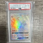 Pokemon 2017 Burning Shadows Secret Rare Charizard GX #150 PSA 8 Trading Card