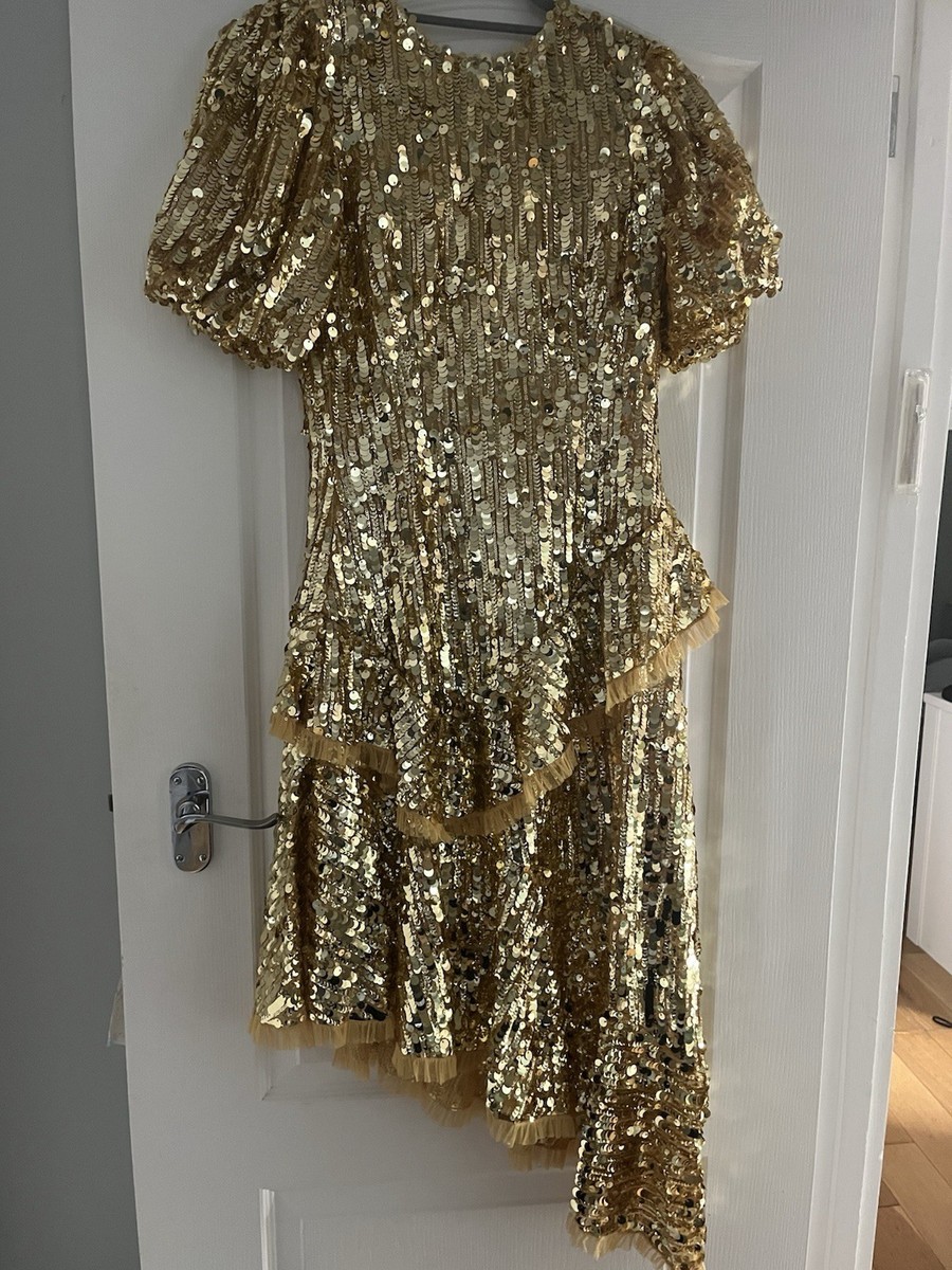 Topshop Gold Sequin Dress 6 BNWT | eBay UK Topshop Gold Sequin Dress 6 BNWT | eBay UK