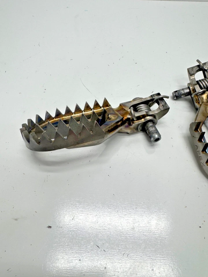 Raptor Apex estriberas clavijas pie de titanio 85-501 sx mc tc fc sxf gasgas ktm husky Foto 4 de 4