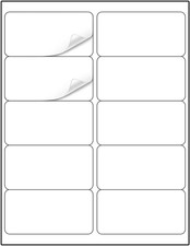 Shipping Labels 2" 4" 300 Labels Sticker Paper for Laser/Ink Jet Printer Mailing