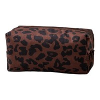 Portable Durable Portable Travel Bag For Women Toiletry Storage Leopard Print