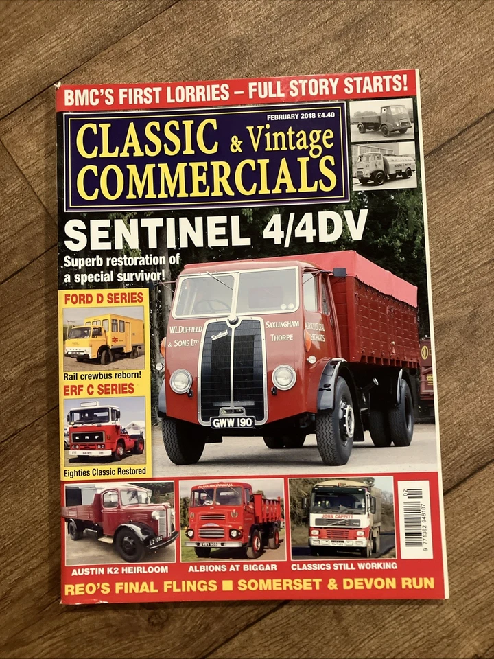12 x Classic And Vintage Commercials Magazine, 2018 Complete Year. Good To VGC - Image 3 of 4