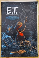 2D - ET the extra terrestrial by Jonathan Burton - Mondo Print - WYSIWYG