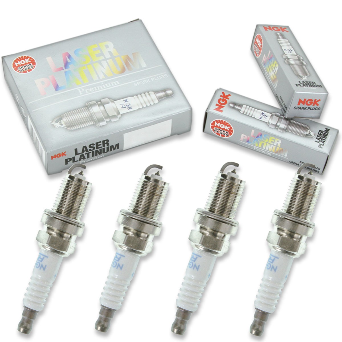 4 pcs NGK Laser Platinum Spark Plugs for 1998-2005 Honda Civic 1.6L 1.7L L4 xs
