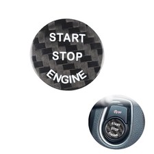 Compatible with Engine Start Stop Button Sticker Carbon Fiber Key Lgnition