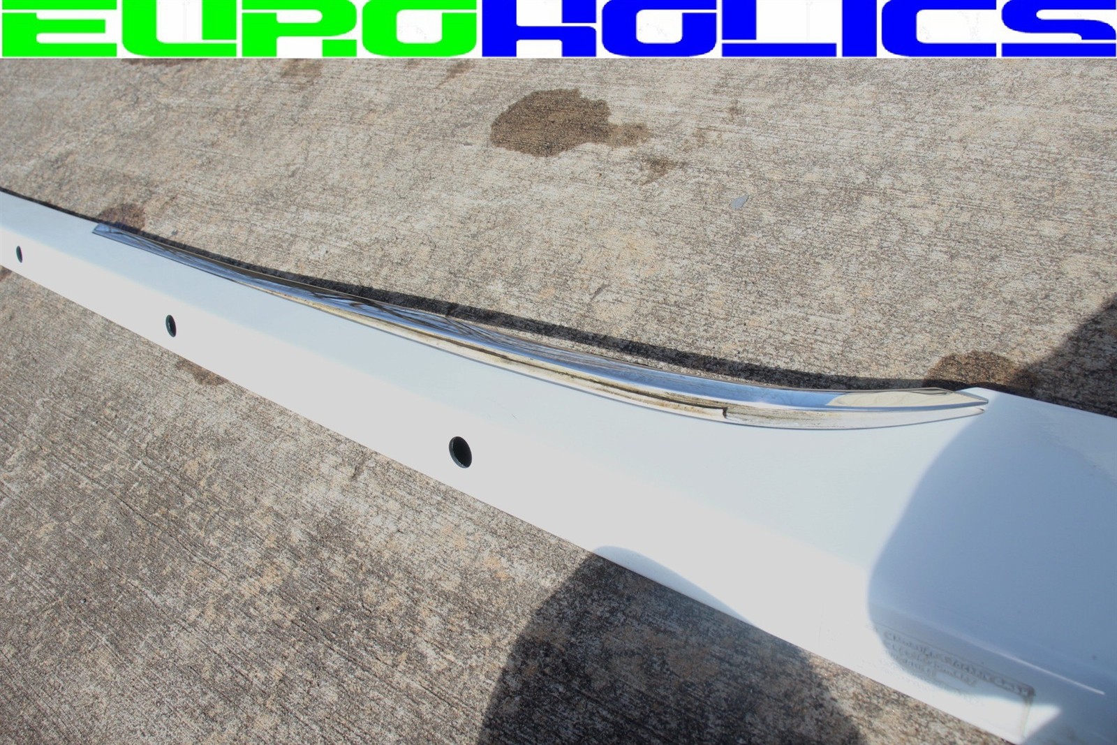 Bentley Continental Flying Spur Speed 2006-2012 Left Running board White