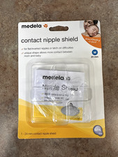 New Medela Contact Nipple Shield Medium 24mm