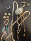 Vintage Gold Tone Jewelry Lot