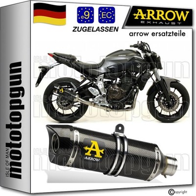 ARROW AUSPUFF ZUGELASSEN THUNDER CARBON C YAMAHA MT07 MT-07 2014 14 2015 15