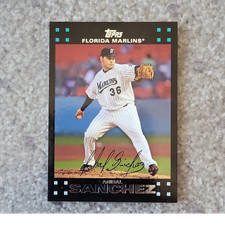 Topps 2007 Anibal Sanchez Miami Marlins #250 Base Set MLB Baseball Card