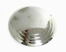 Ford Smooth Stainless Steel Hubcap With 3 Rings 1932-1935 Ford Smooth Stainless Steel Hubcap With 3 Rings 1932-1935
