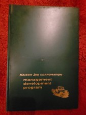 Kaiser Jeep Corp. Management Development Program Portfolio