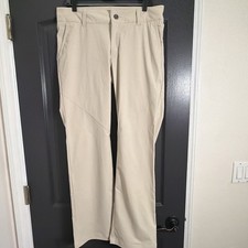 Columbia Omni-Shield Womens Pants Tan Water Repellent Size 10 Regular