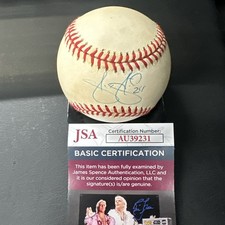 Shannon Stewart Signed American League Ball JSA Authenticated 