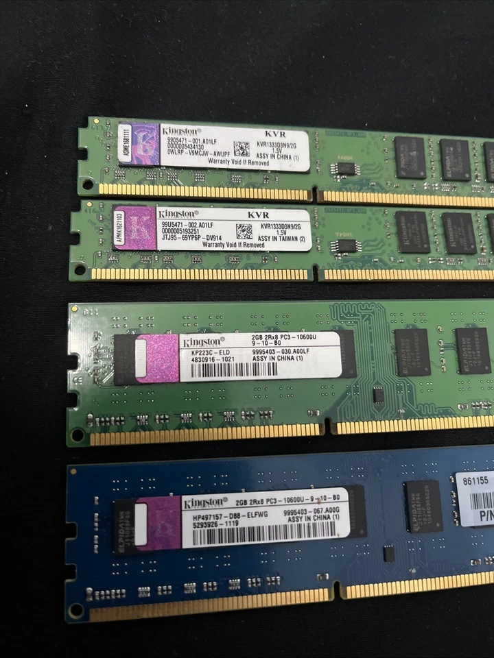 Kingston 8GB DDR3-1600 Desktop Memory RAM, 4x 2GB - Image 3 of 3