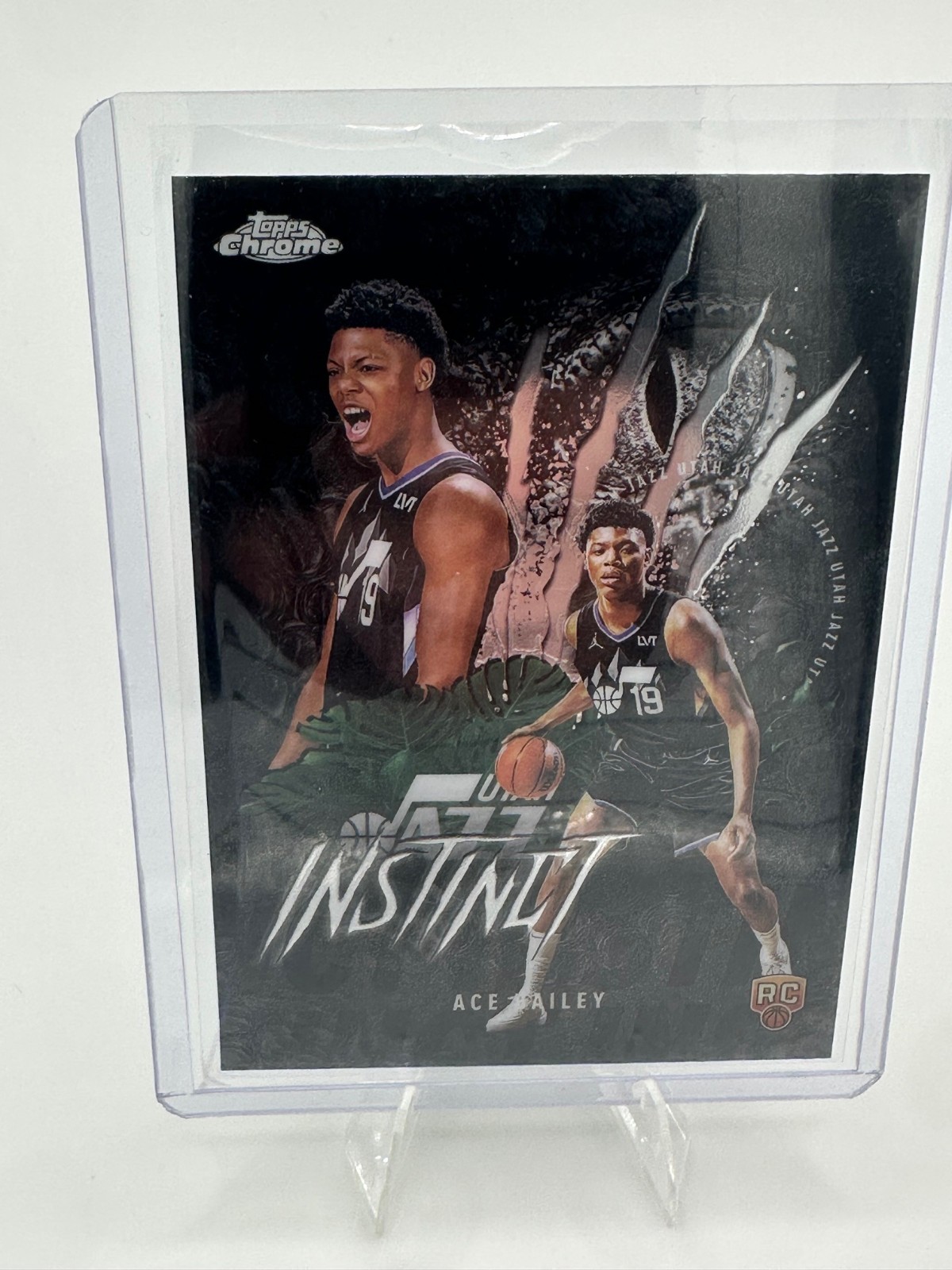 2025 TOPPS CHROME ACE BAILEY ROOKIE INSTINCT REFRACTOR #INS-15