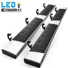 6" Running Board for 2019-2026 Silverado Sierra 1500 Crew Cab ABS Side Steps Bar