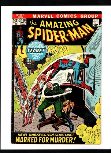 AMAZING SPIDER-MAN #108 (1972) 1ST APPEARANCE OF SISTER SUN VG/VG+