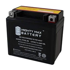 YTX5L-BS -12 Volt 4 AH, 80 CCA, Rechargeable Maintenance Free SLA AGM 1 Pack