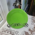 Fiesta Fiestaware Salad Dessert Plate shamrock green 7.25" Round Retired USA HLC