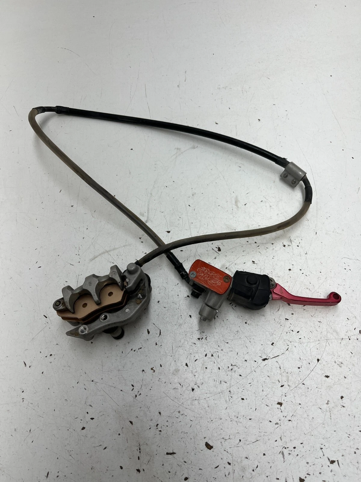 05 Honda CRF250R Crf 250 r OEM WORKING Front Brake Master Caliper Lever Assembly