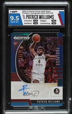 2020 Prizm Draft Picks Prospect Blue Patrick Williams HGA 9.5 GEM MINT Auto 0f2f