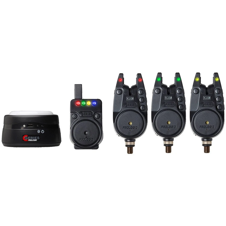 Prologic C-Series Alarm 3+1+1 Red Green Yellow Funkbissanzeigerset Bissanzeiger - Bild 1 von 1