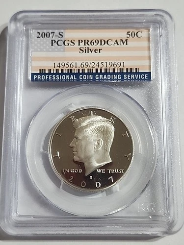 2007-S Kennedy Half Dollar Proof — photo from another recent sale